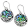 Samuel B. Silver Abalone Earrings In Multi
