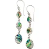 Samuel B. Abalone Drop Earrings In Multi