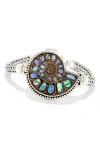 Samuel B. Abalone Fossil Chain Bracelet In Multi