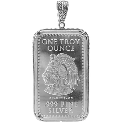 Samuel B. Aztec Ingot Sterling Silver Enhancer