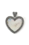 Samuel B. Bali Design Heart Pendant In White