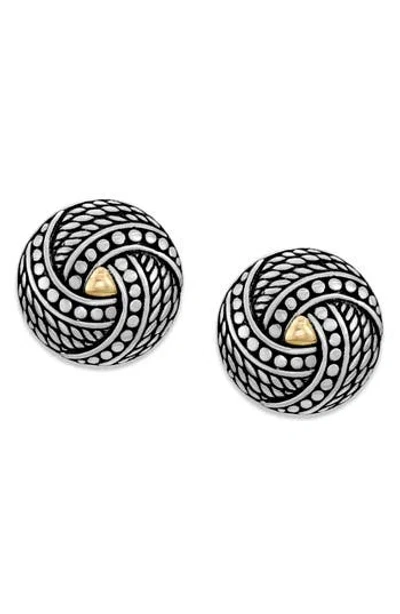 Samuel B. Balinese Dot Stud Earrings In Multi
