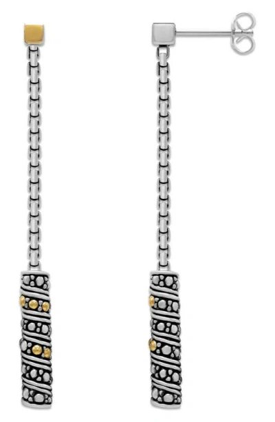 SAMUEL B. SAMUEL B. BAR CHAIN DROP EARRINGS