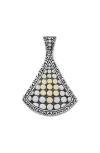 Samuel B. 18k & Silver Beaded Pendant Pendant In Silver And Gold