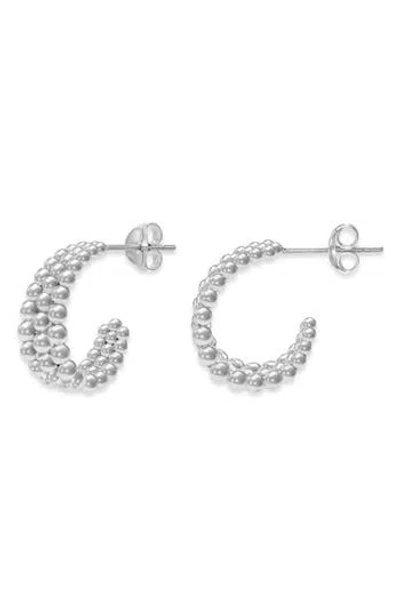 SAMUEL B. SAMUEL B. BEADED HOOP EARRINGS