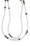 Samuel B. Beaded Labradorite & Chalcedony Layered Necklace In Multi