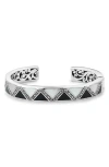 Samuel B. Black & White Mother-of-pearl Cuff Bracelet