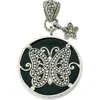 Samuel B. Blue Mother-of-pearl Butterfly Pendant