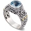 Samuel B. Blue Topaz Ring In Blue