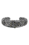 Samuel B. Butterfly Filigree Two-tone Cuff Bracelet