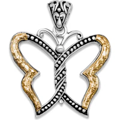 Samuel B. Butterfly Pendant In Gold