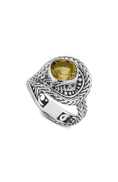 Samuel B. Cushion Cut Filigree Ring In Yellow