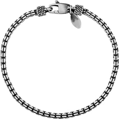 Samuel B. Double Box Chain Bracelet In Black