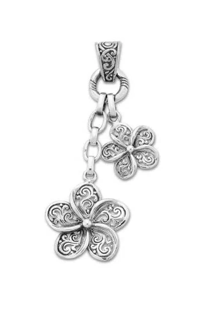Samuel B. Double Drop Flower Pendant