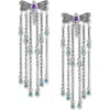 Samuel B. Dragonfly Chain Drop Earrings