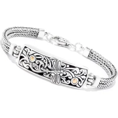 Samuel B. Dragonfly Filigree Two-tone Bracelet