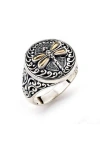 Samuel B. Dragonfly Ring In Metallic