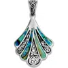 Samuel B. Fan Pendant In Multi