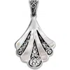 Samuel B. Fan Pendant In White