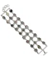 Samuel B. Fine Jewelry Silver Mother-of-pearl Bracelet In Metallic