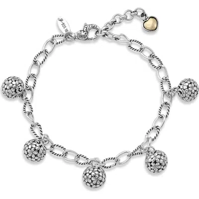 Samuel B. Flower Charm Bracelet In Multi