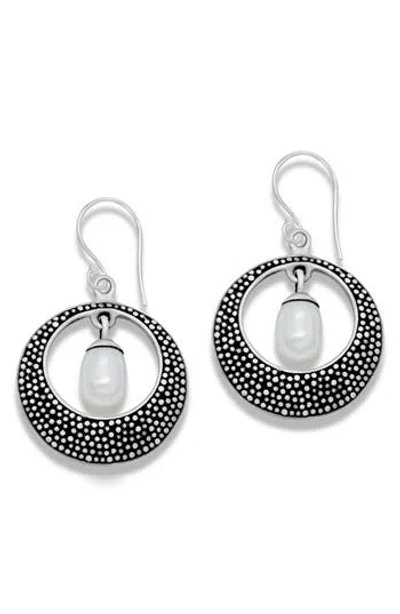 Samuel B. Freshwater Pearl Drop Earrings In White