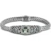 Samuel B. Green Amethyst Bracelet In Gray