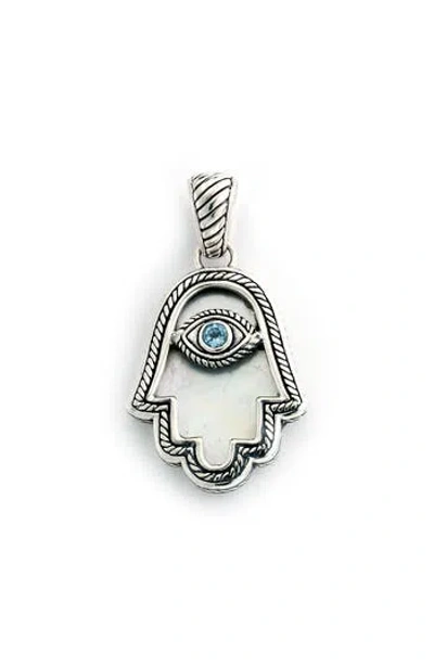 Samuel B. Hamsa Pendant In Metallic