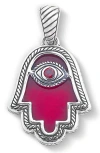 Samuel B. Hamsa Pendant In Multi