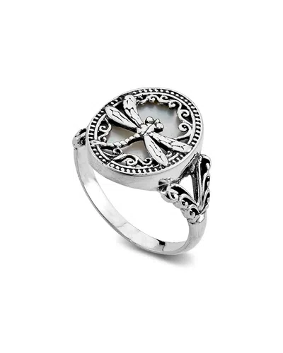Samuel B. Jewelry Mother-of-pearl Dragonfly Ring In Neutral