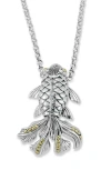 Samuel B. Koi Fish Pendant Necklace In Multi