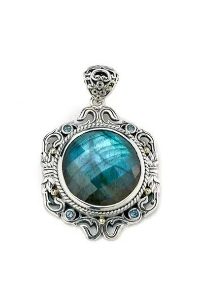 Samuel B. Labradorite Pendant In Green