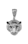 Samuel B. Leopard Pendant In Metallic