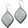 Samuel B. Marquis Mother-of-pearl Drop Earrings In White