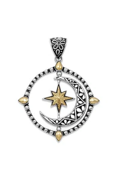 Samuel B. Moon & Star Pendant In Multi