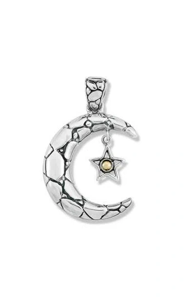 Samuel B. Moon & Star Pendant In Multi