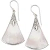 Samuel B. Mother-of-pearl Fan Drop Earrings