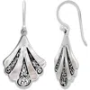 Samuel B. Mother-of-pearl Fan Drop Earrings In White