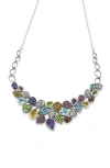 Samuel B. Multi Stone Bib Necklace In Multi