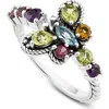 Samuel B. Multistone Butterfly Ring In Multi