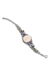 Samuel B. Multistone White Bone Bracelet In Multi