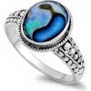 Samuel B. Oval Stone Ring In Multi
