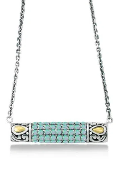 SAMUEL B. SAMUEL B. PAVÉ OPAL PENDANT NECKLACE