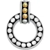 Samuel B. Reversible Round Pendant In Silver And Gold