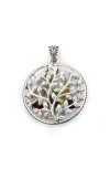 Samuel B. Round Tree Pendant In Multi