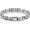 Samuel B. Scrollwork Hinge Bangle In Silver