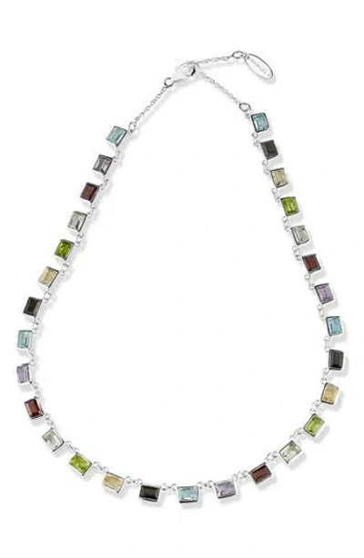 Samuel B. Semiprecious Stone Chain Necklace In Multi