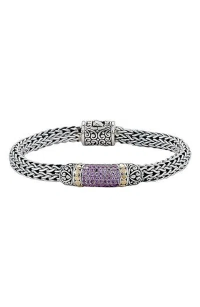 SAMUEL B. SAMUEL B. SEMIPRECIOUS STONE TEXTURED BANGLE BRACELET