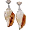 Samuel B. Shell Drop Earrings In White