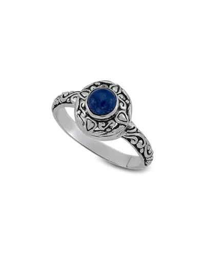 SAMUEL B. SAMUEL B. SILVER 0.46 CT. TW. LAPIS RING